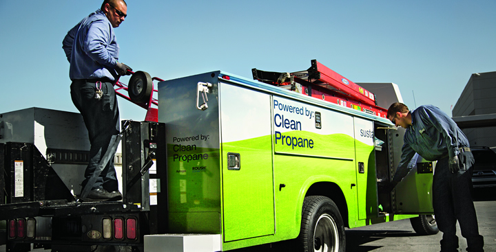 Propane powers energy efficinet, low carbon emission vehicles